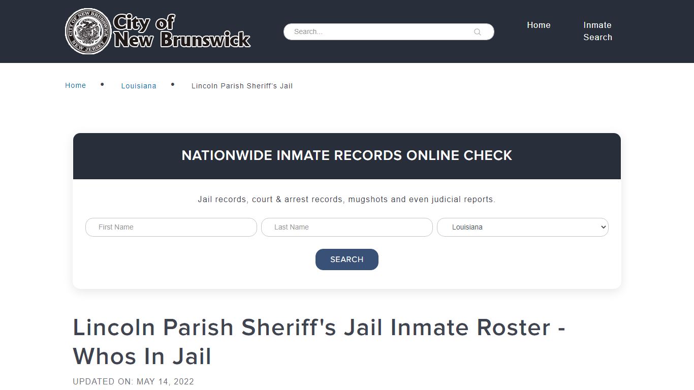 Lincoln Parish Sheriff's Jail Inmate Roster - Whos In Jail